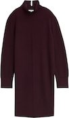Thumbnail - TOM TAILOR Damen Strickkleid mit Stehkragen, rot, Uni, Gr. 46