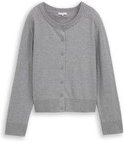 Thumbnail - TOM TAILOR Damen Cardigan mit Kaschmir-Anteil, grau, Meliert, Gr. M
