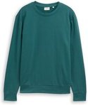 Thumbnail - TOM TAILOR Herren Basic Sweatshirt in Unifarben, grün, Uni, Gr. XXXL