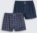 TOM TAILOR Herren Boxershorts mit Karomuster im 2er-Pack, bunt, Kariert, Gr. XL/7
