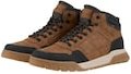 TOM TAILOR Herren Kunstleder Stiefel, braun, Uni, Gr. 41
