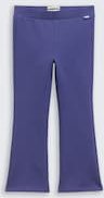 TOM TAILOR Mädchen Flared Leggings, blau, Uni, Gr. 104/110