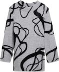 Thumbnail - TOM TAILOR Damen Plus Size - Loose Fit Strickpullover mit Muster, grau, Gemustert, Gr. 44