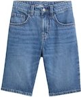 Thumbnail - TOM TAILOR Jungen Jim Bermuda Jeans Shorts, blau, Uni, Gr. 134