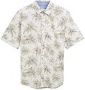 Thumbnail - TOM TAILOR Herren Regular Fit Kurzarmhemd mit Palmen-Print, weiß, Palmenprint, Gr. XXL