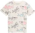Thumbnail - TOM TAILOR Jungen T-Shirt mit Allover-Print, weiß, Uni, Gr. 92/98