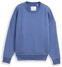 Thumbnail - TOM TAILOR Jungen Oversize Sweatshirt mit Rückenprint, blau, Uni, Gr. 140