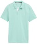 TOM TAILOR Herren Piqué Poloshirt aus Baumwolle, grün, Uni, Gr. XL