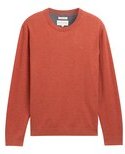 Thumbnail - TOM TAILOR Herren Basic Strickpullover aus Baumwolle, orange, Meliert, Gr. XXXL