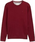 Thumbnail - TOM TAILOR Herren Basic Strickpullover aus Baumwolle, rot, Meliert, Gr. XXL