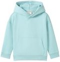 TOM TAILOR Jungen Oversize Hoodie Sweatshirt mit Bio-Baumwolle, blau, Print, Gr. 116/122