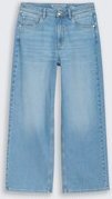 TOM TAILOR Damen TTNELMA CULOTTE Jeans, blau, Uni, Gr. 29/28