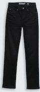 TOM TAILOR Damen TTELVA STRAIGHT High Waist Jeans, schwarz, Uni, Gr. 28/30