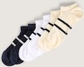 TOM TAILOR Herren Sneakersocken im 6er-Pack, blau, Gestreift, Gr. 39-42