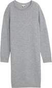 Thumbnail - TOM TAILOR Damen Strickkleid mit U-Boot-Ausschnitt, grau, Meliert, Gr. 42
