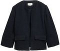Thumbnail - TOM TAILOR Damen Regular Fit Bouclé Jacke, blau, Uni, Gr. 44