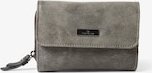 TOM TAILOR Damen TTELIN Portemonnaie mit Logo-Applikation, grau, Uni, Gr. ONESIZE