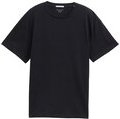 TOM TAILOR Jungen T-Shirt mit Print, schwarz, Uni, Gr. 152