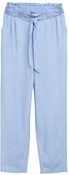 Thumbnail - TOM TAILOR DENIM Damen Tapered Paperbag Hose, blau, Uni, Gr. S