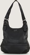 TOM TAILOR Damen TTJUNA Shopper mit Gürtelelement, schwarz, Uni, Gr. ONESIZE