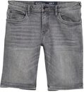 Thumbnail - TOM TAILOR DENIM Herren TTPIERS SLIM Jeans Shorts mit Stretch, grau, Uni, Gr. XXL