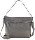 Thumbnail - TOM TAILOR Damen TTNICOLINA M Schultertasche mit Material-Mix, silber, Uni, Gr. ONESIZE