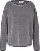 Thumbnail - TOM TAILOR Damen Loose Fit Strickpullover aus Bio-Baumwolle, blau, Meliert, Gr. L