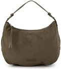 Thumbnail - TOM TAILOR Damen TTLYSA M Schultertasche in Velourleder-Optik, grün, Uni, Gr. ONESIZE