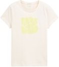 Thumbnail - TOM TAILOR Mädchen T-Shirt mit Print, weiß, Uni, Gr. 152