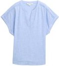 Thumbnail - TOM TAILOR Damen Loose Fit Bluse, blau, Uni, Gr. 46