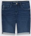 TOM TAILOR Herren TTJOSH REGULAR SLIM Jeans Shorts mit Superstretch, blau, Uni, Gr. 29
