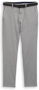 Thumbnail - TOM TAILOR Herren TTTRAVIS SLIM Chino Hose mit Gürtel, blau, Meliert, Gr. 34/34