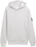 TOM TAILOR DENIM Herren Hoodie Sweatshirt, grau, Uni, Gr. M