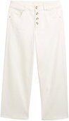 Thumbnail - TOM TAILOR Damen TTNELMA CULOTTE Jeans, weiß, Uni, Gr. 28/28