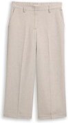Thumbnail - TOM TAILOR Damen Culotte Hose mit Bügelfalte, braun, Meliert, Gr. 42/28