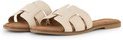 TOM TAILOR Damen Flache Sandalen mit weicher Sohle, beige, Gr. 37