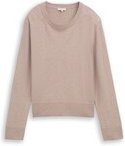 Thumbnail - TOM TAILOR Damen Strickpullover mit Kaschmir-Anteil, braun, Meliert, Gr. M