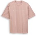 Thumbnail - TOM TAILOR DENIM Herren Heavy-Jersey T-Shirt mit Print, rot, Print, Gr. XXL