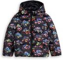 Thumbnail - TOM TAILOR Jungen Puffer-Jacke mit Allover-Print, grau, Print, Gr. 104/110