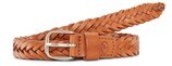 Thumbnail - TOM TAILOR Damen TTCLAUDETTE Flechtgürtel aus Leder, braun, Gr. 100