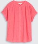 TOM TAILOR Damen Loose Fit Bluse, rosa, Uni, Gr. 40