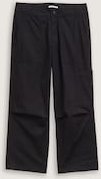 TOM TAILOR Jungen Baggy Fit Parachute Hose, schwarz, Uni, Gr. 152