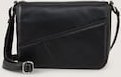 Thumbnail - TOM TAILOR DENIM Damen TTMILLA S Umhängetasche mit Umschlag, schwarz, Uni, Gr. ONESIZE