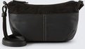 TOM TAILOR Damen TTMIHA Umhängetasche mit Material-Mix, schwarz, Uni, Gr. ONESIZE