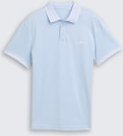 Thumbnail - TOM TAILOR Herren Piqué Poloshirt mit Stretch, blau, Uni, Gr. L