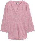 Thumbnail - TOM TAILOR Damen Bluse aus Baumwolle, rot, Uni, Gr. 42