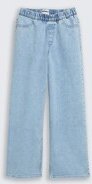 Thumbnail - TOM TAILOR Mädchen Wide Leg Jeans mit Stretch, blau, Uni, Gr. 152