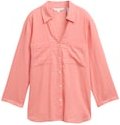 Thumbnail - TOM TAILOR Damen Hemdbluse mit Leinenanteil, rosa, Uni, Gr. 34