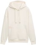 Thumbnail - TOM TAILOR DENIM Herren Relaxed Hoodie Sweatshirt mit Rückenprint, weiß, Uni, Gr. XXL