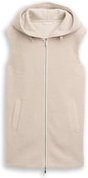 Thumbnail - TOM TAILOR Damen Teddy Weste mit Kapuze, beige, Uni, Gr. XL